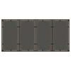 Hage Spisegruppe 9 pcs Brun Poly rattan