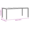 Hage Spisegruppe 9 pcs Brun Poly rattan