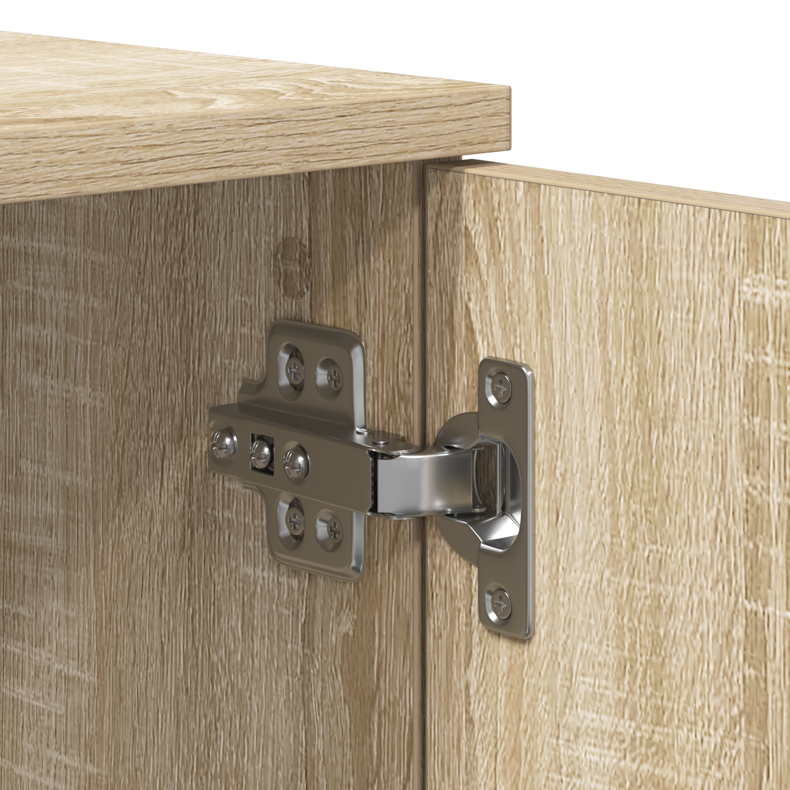 Sengestamme med skuff Sonoma eik 100 x 200 cm Konstruert tre