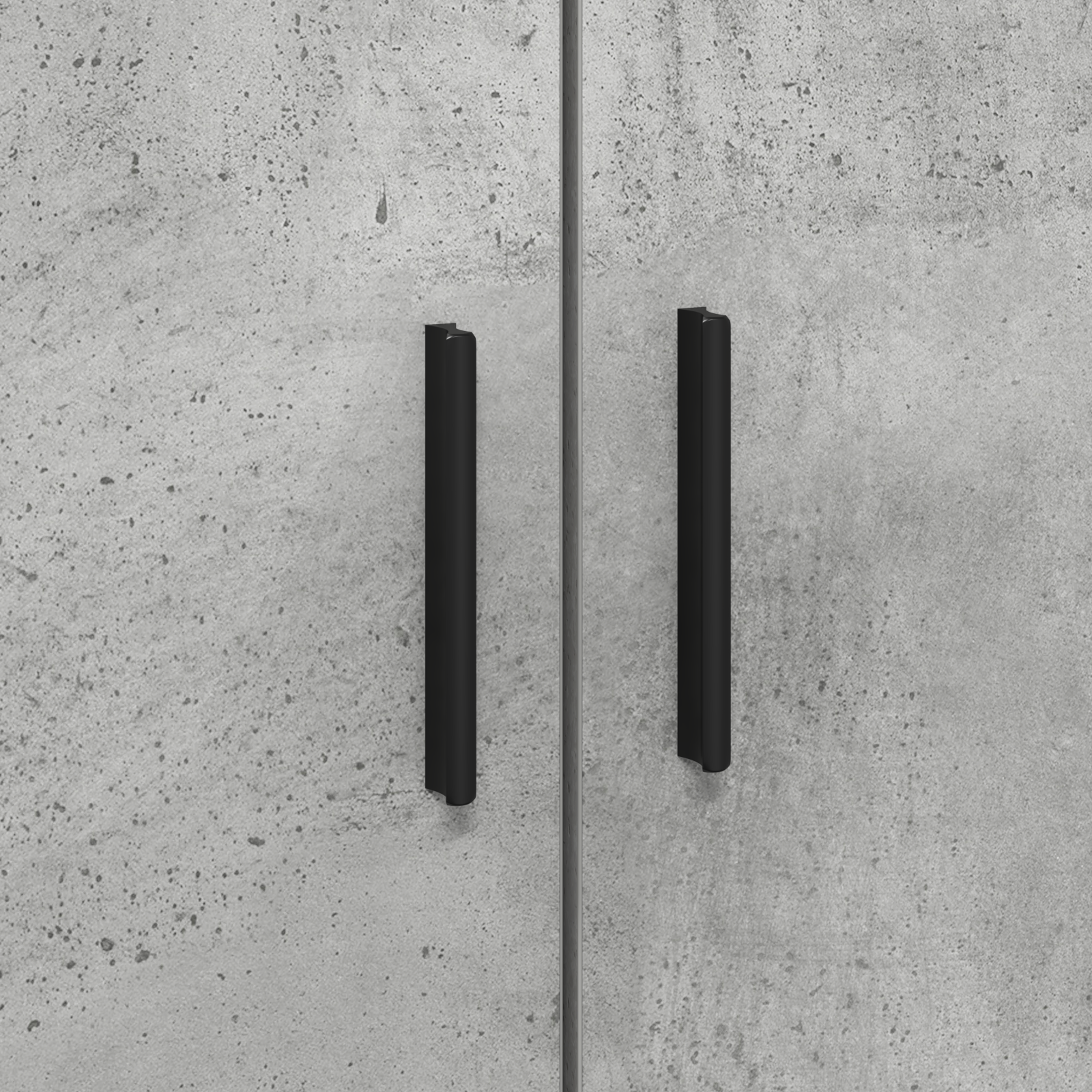 Sengestamme med skuff Betonggrå 100 x 200 cm Konstruert tre