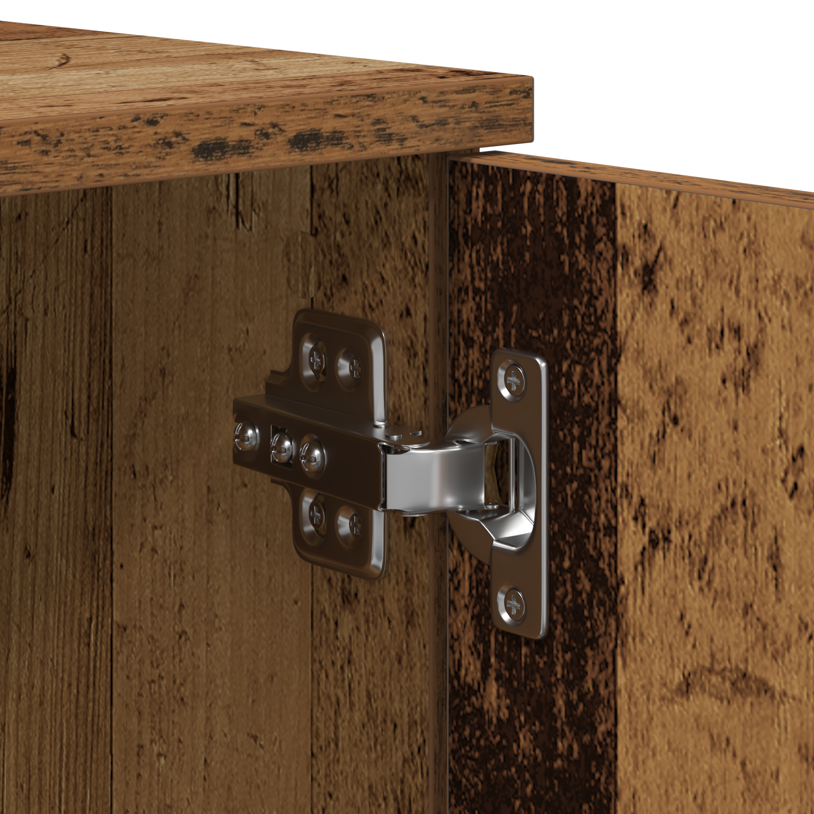 Sengestamme med skuff Gamle tre 90 x 200 cm Konstruert tre