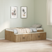 Sengestamme med skuff Artisan Eik 80 x 200 cm Konstruert tre