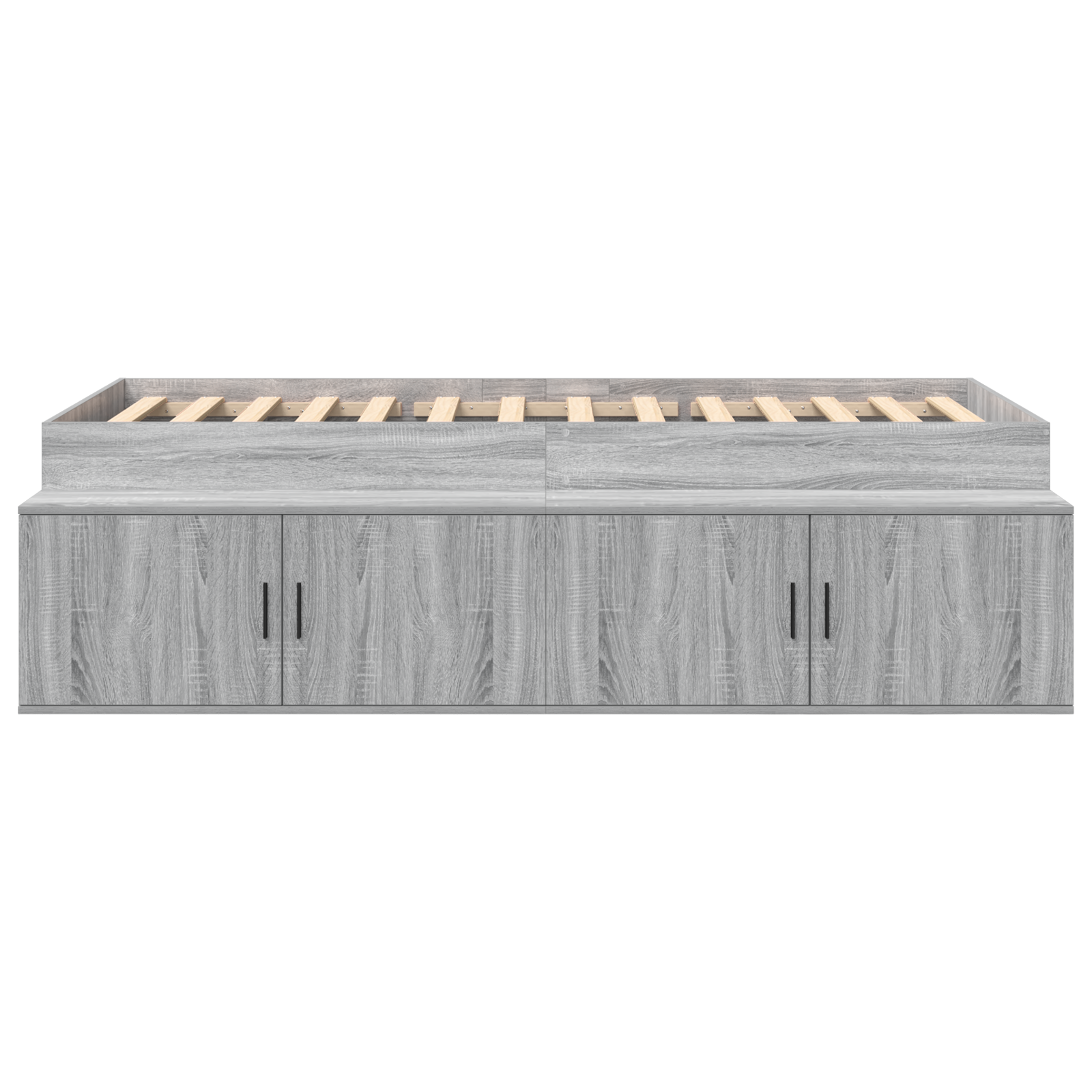 Sengestamme med skuff Grå Sonoma 90 x 190 cm Konstruert tre