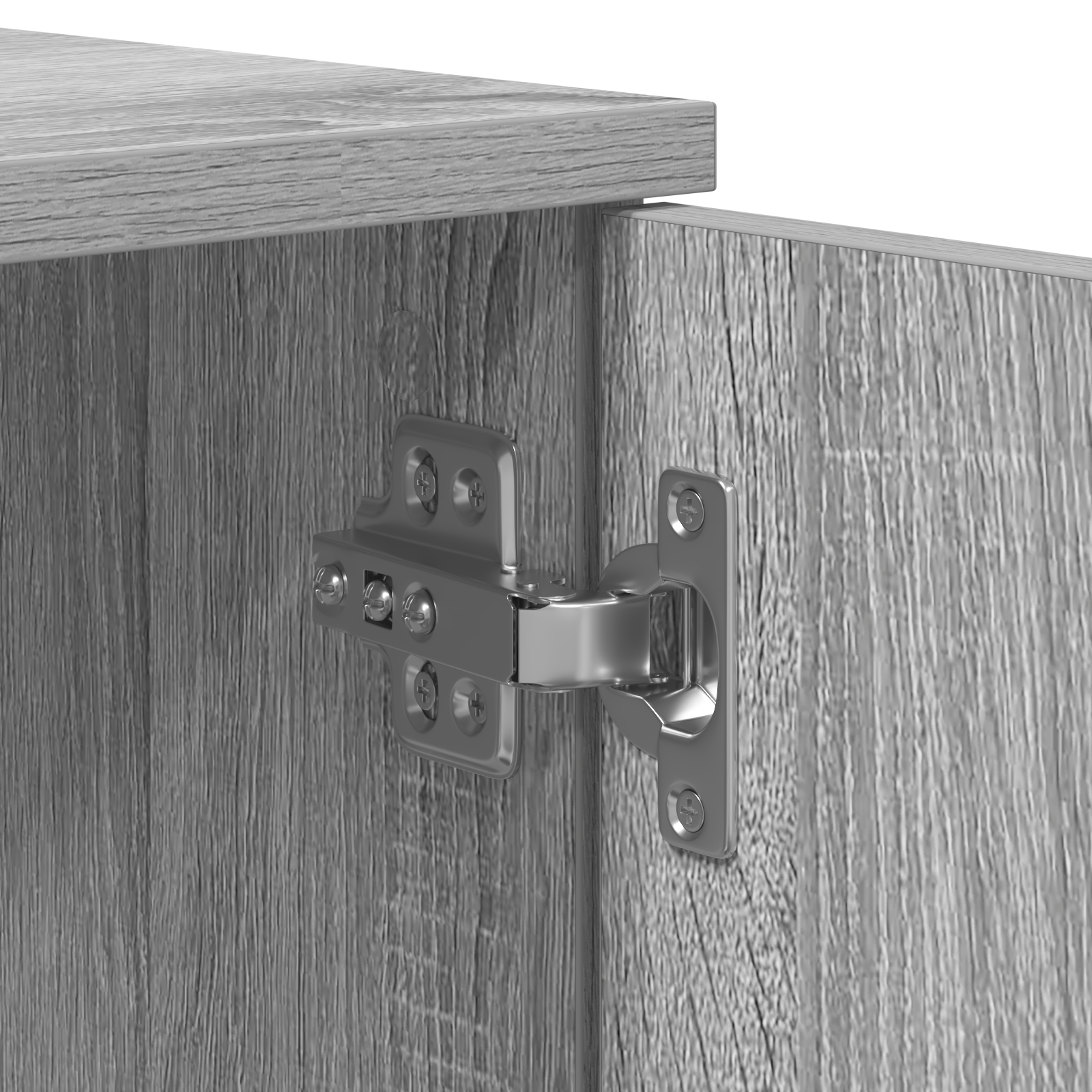 Sengestamme med skuff Grå Sonoma 70 x 190 cm Konstruert tre