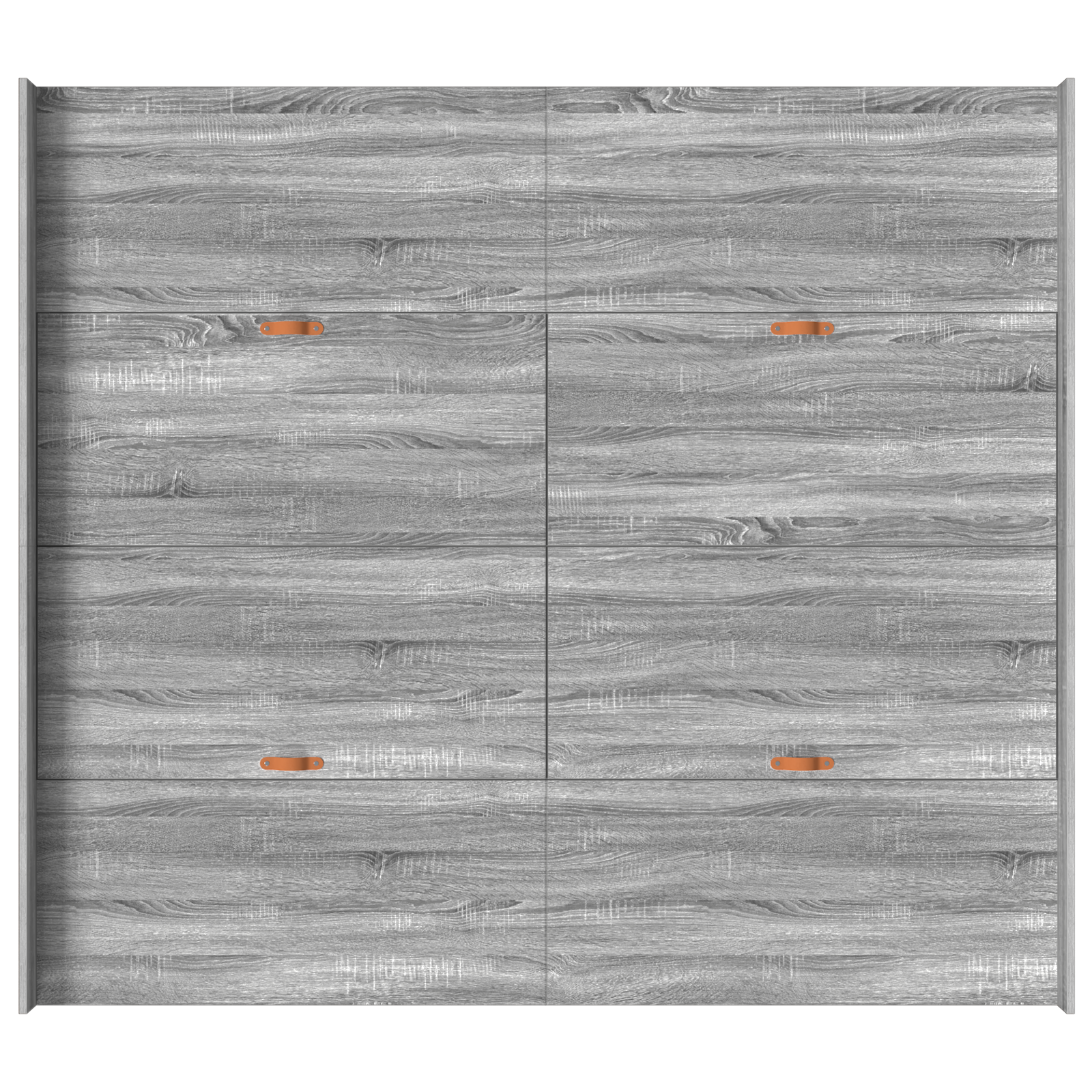 Seng med lagring Grå Sonoma 200 x 200 cm Konstruert tre