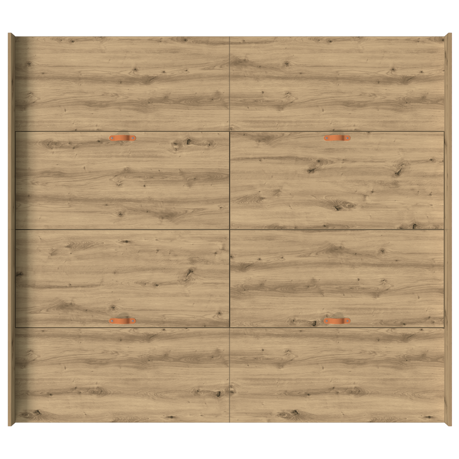 Seng med lagring Artisan Eik 200 x 200 cm Konstruert tre