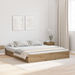 Seng med lagring Artisan Eik 200 x 200 cm Konstruert tre