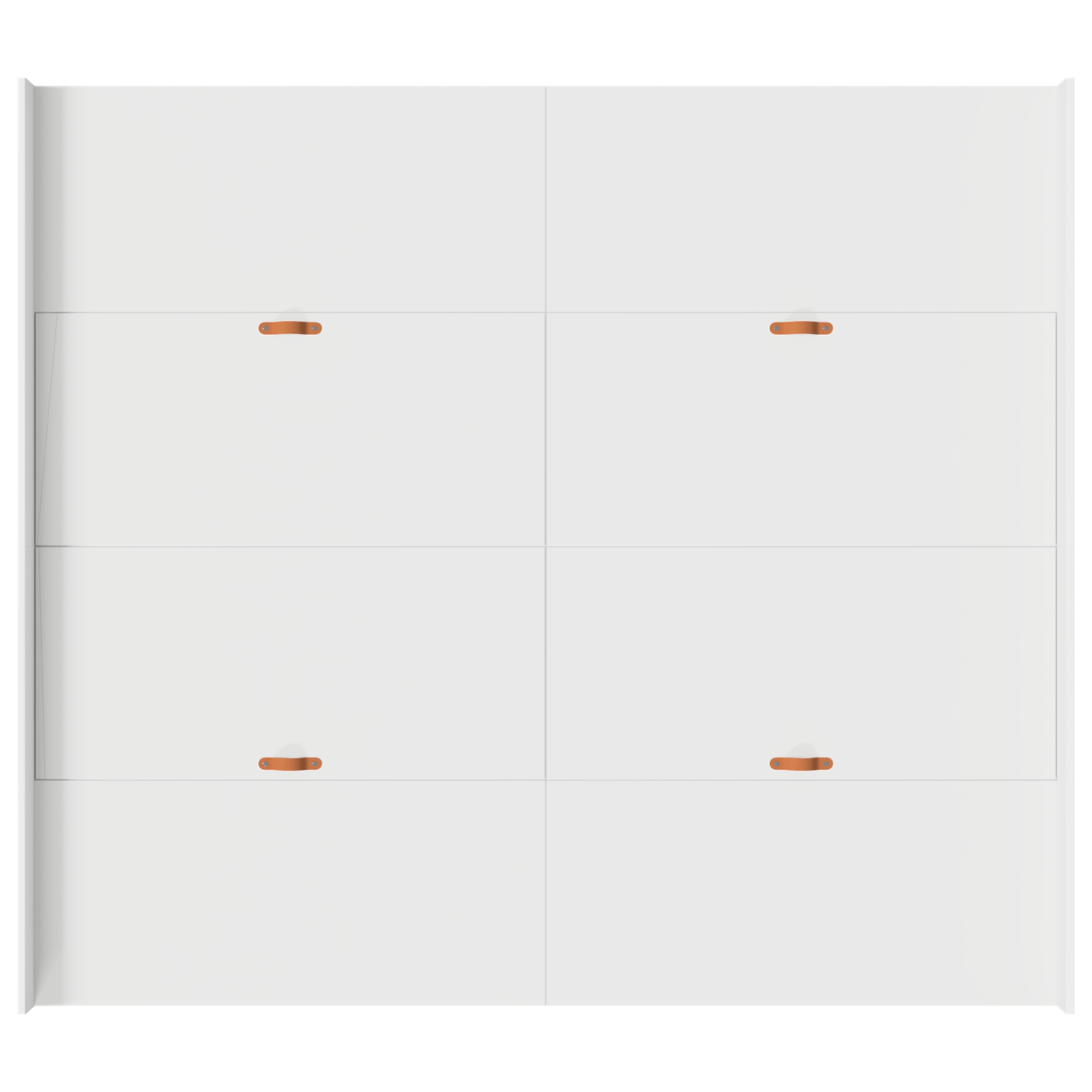 Seng med lagring med skuff Hvit 180 x 200 cm Konstruert tre