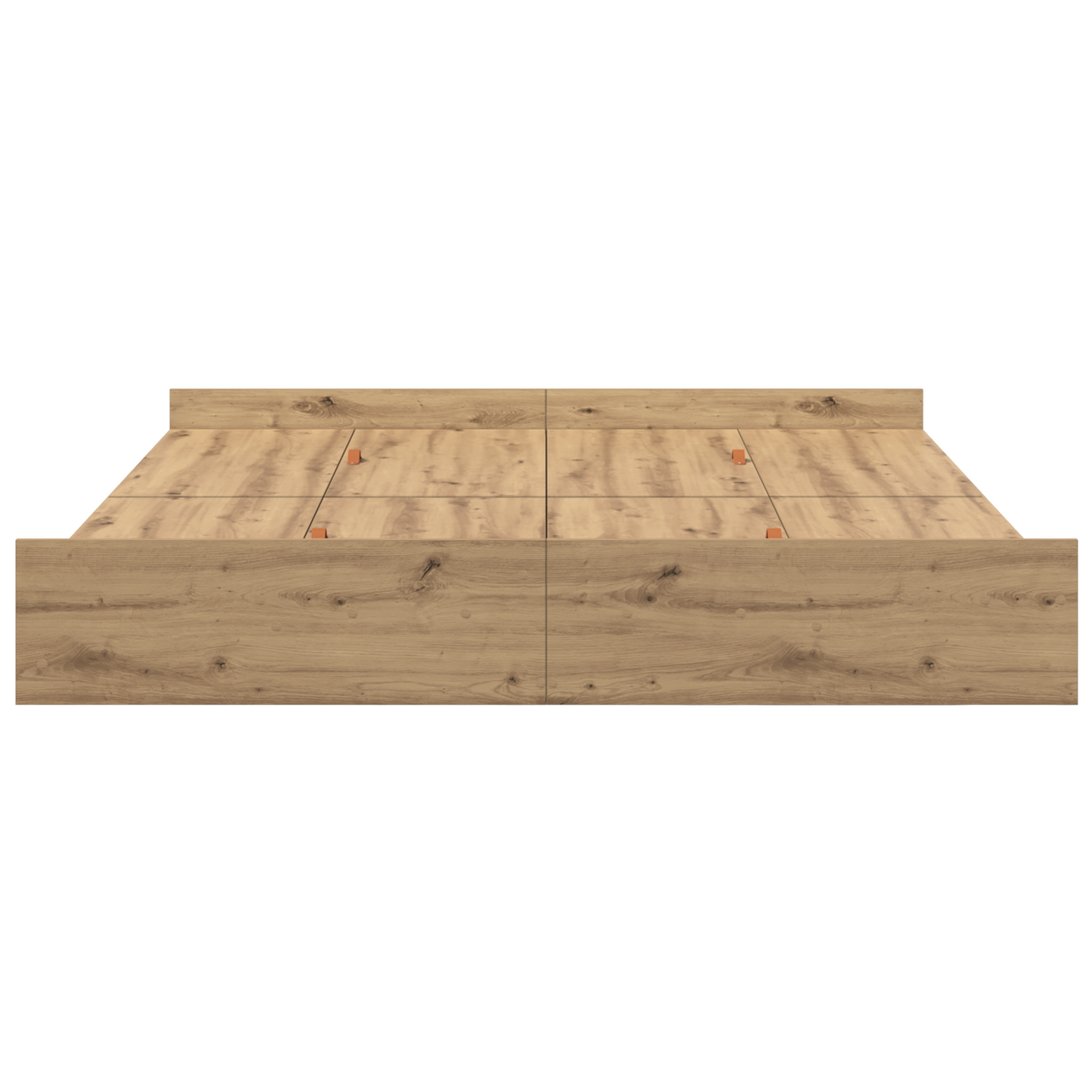 Seng med lagring Artisan Eik 180 x 200 cm Konstruert tre