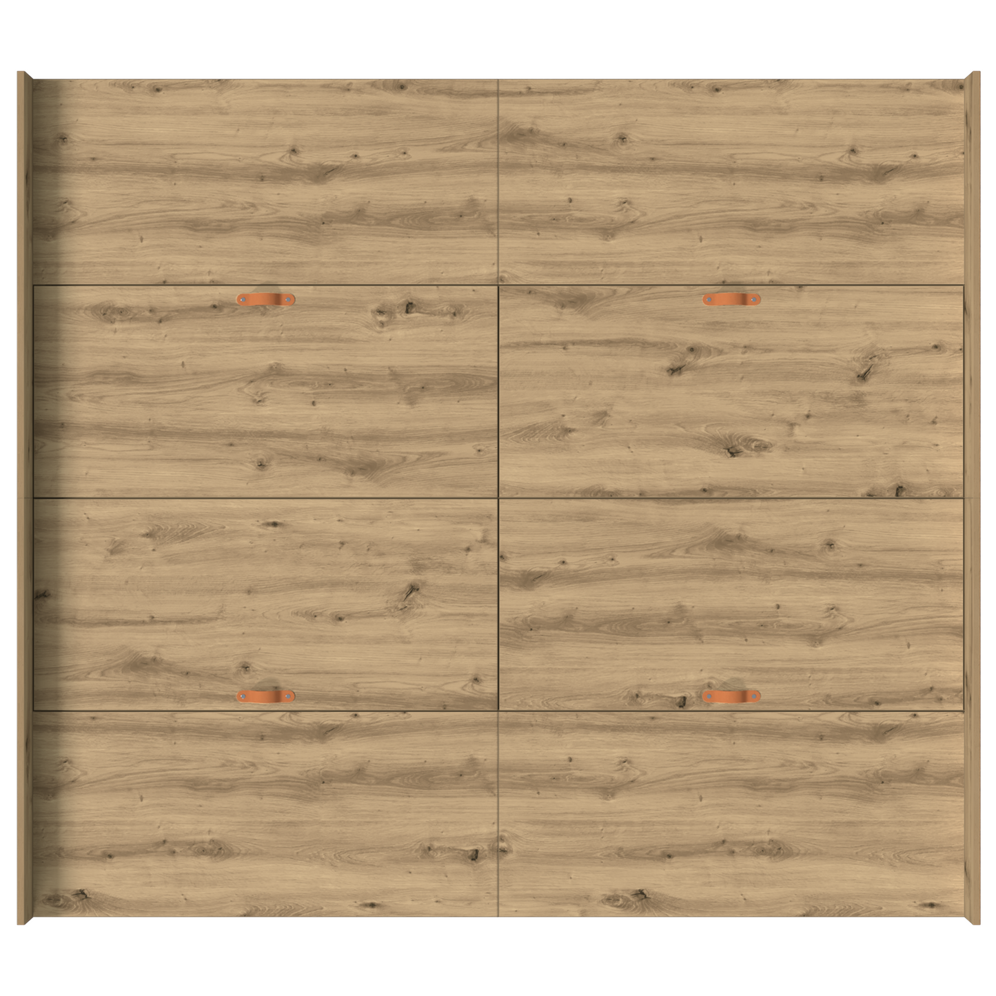 Seng med lagring Artisan Eik 180 x 200 cm Konstruert tre