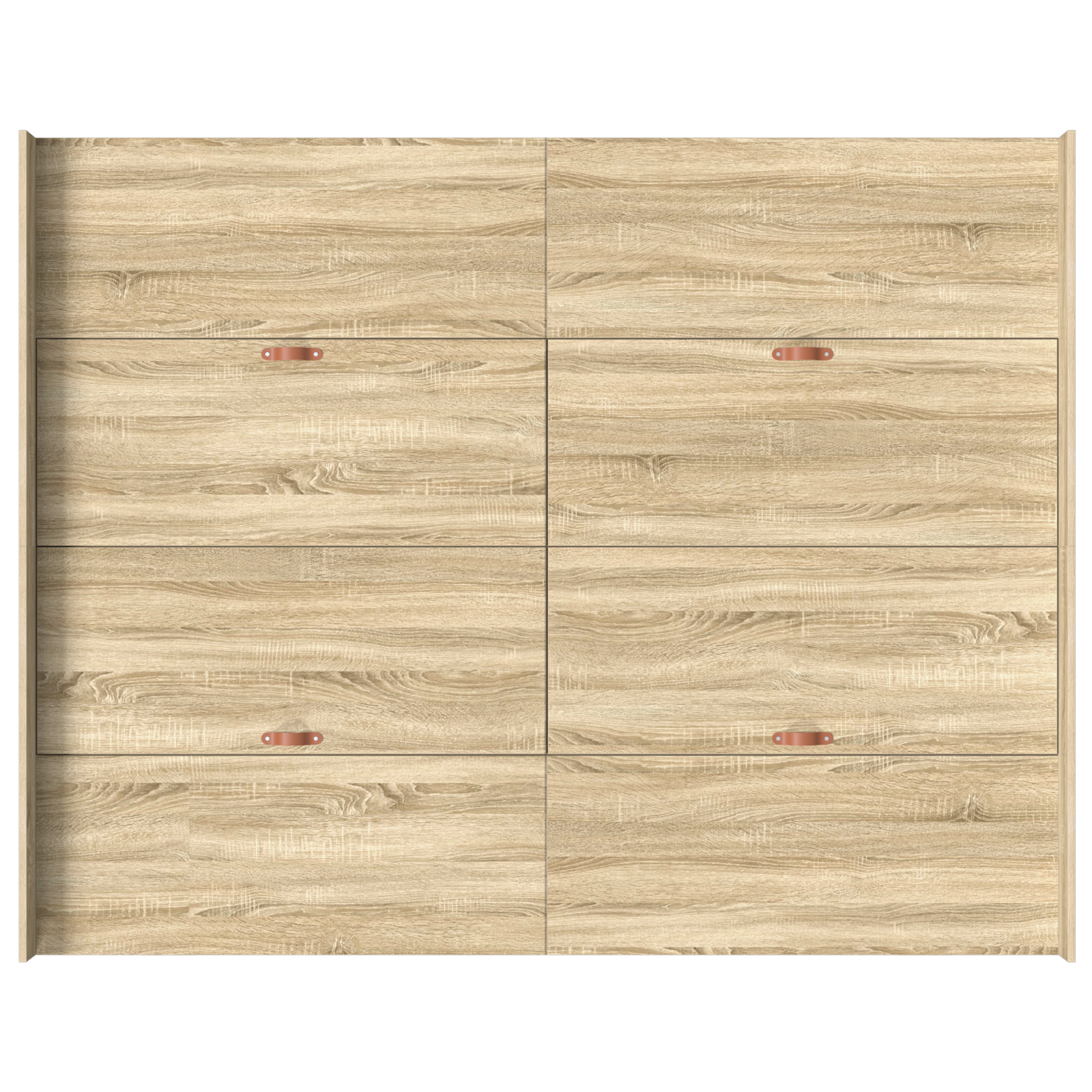 Seng med lagring Sonoma eik 160 x 200 cm Konstruert tre