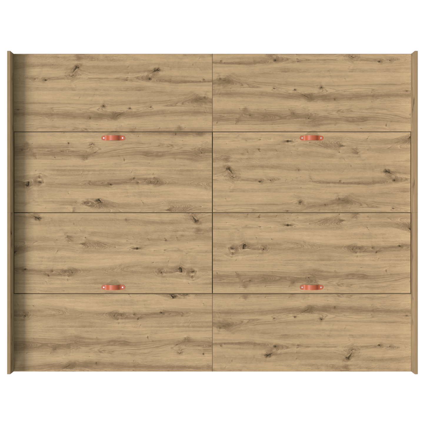 Seng med lagring Artisan Eik 160 x 200 cm Konstruert tre