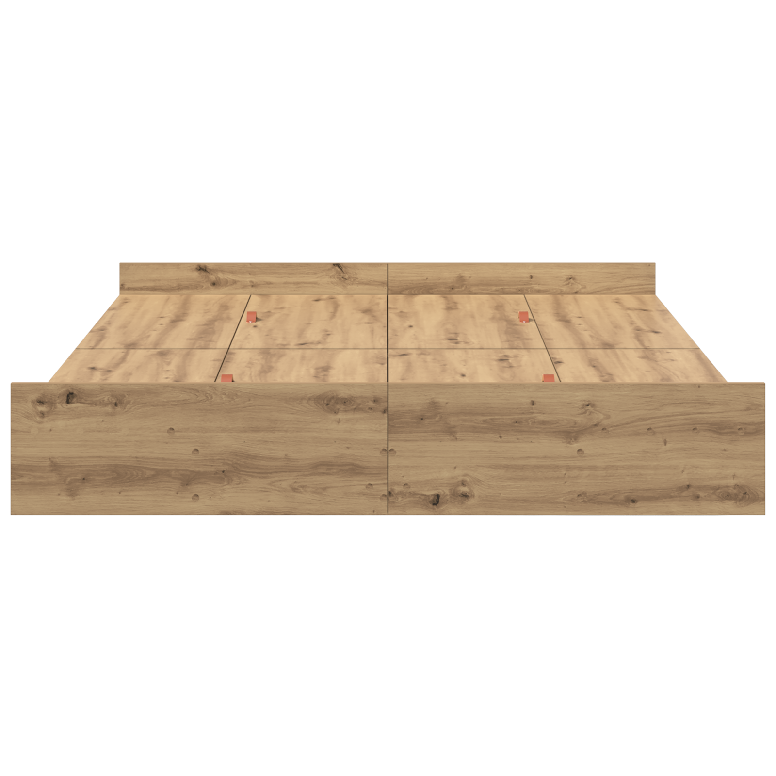 Seng med lagring Artisan Eik 150 x 200 cm Konstruert tre