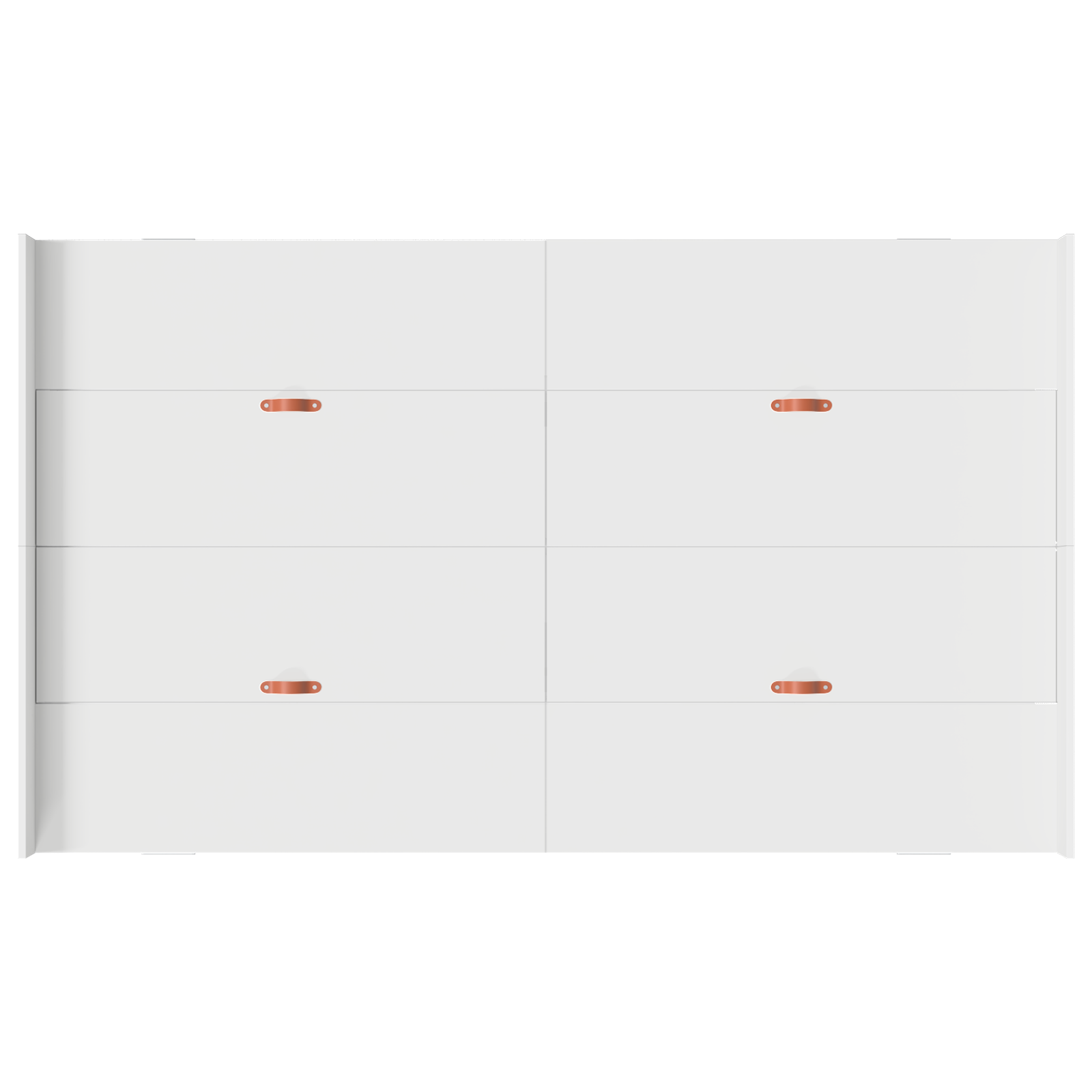 Seng med lagring med skuff Hvit 120 x 200 cm Konstruert tre