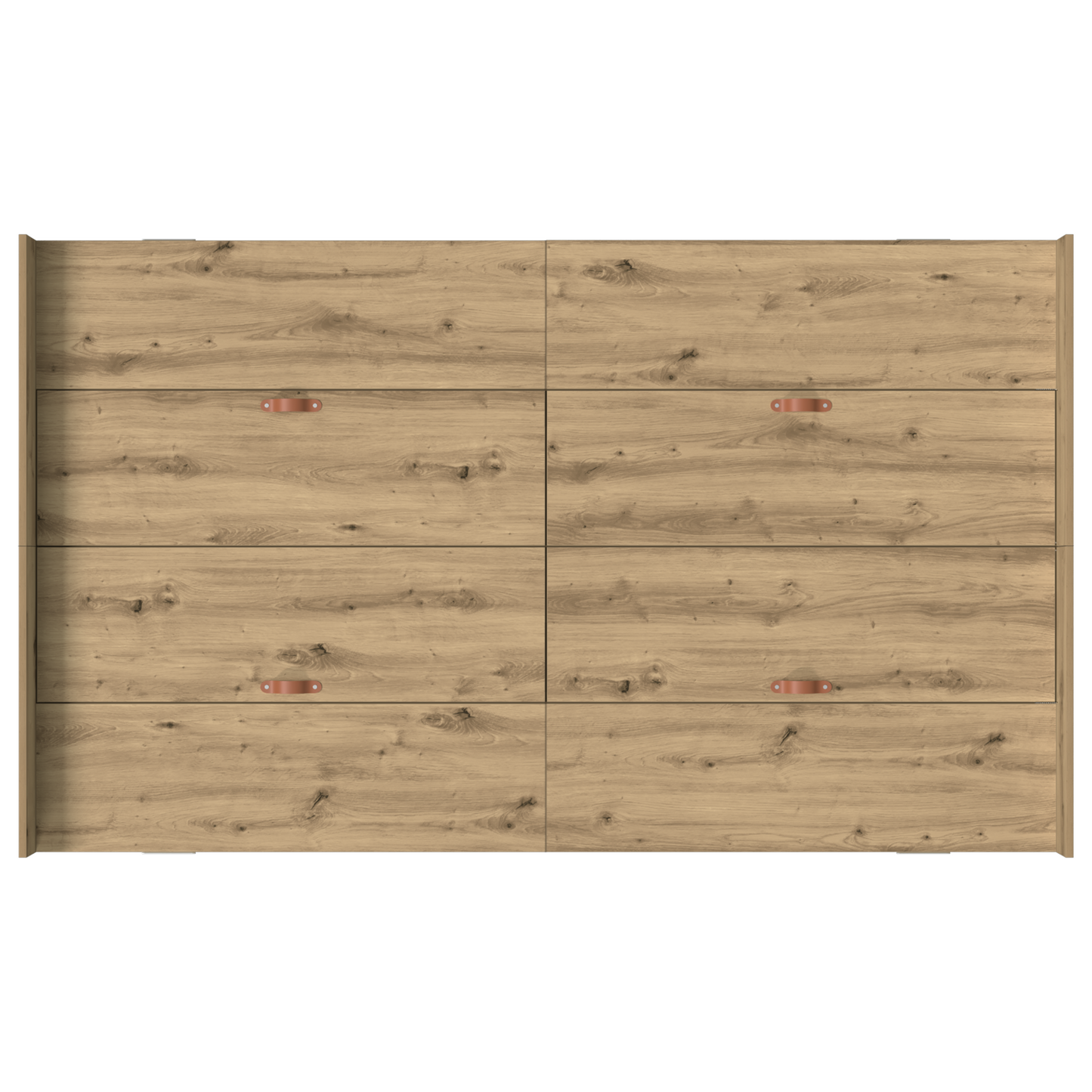 Seng med lagring Artisan Eik 120 x 200 cm Konstruert tre