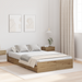 Seng med lagring Artisan Eik 120 x 200 cm Konstruert tre