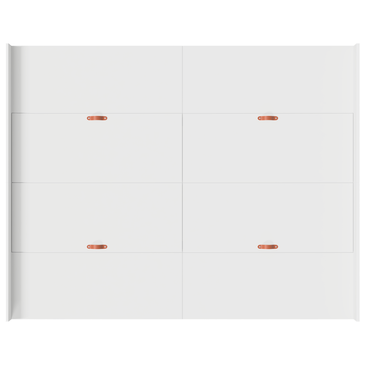 Seng med lagring med skuff Hvit 140 x 190 cm Konstruert tre
