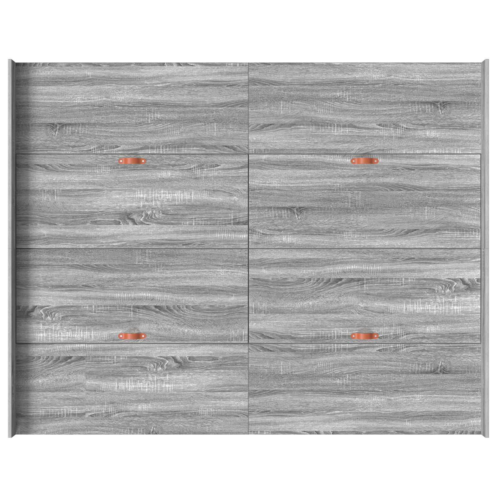 Seng med lagring Grå Sonoma 140 x 190 cm Konstruert tre