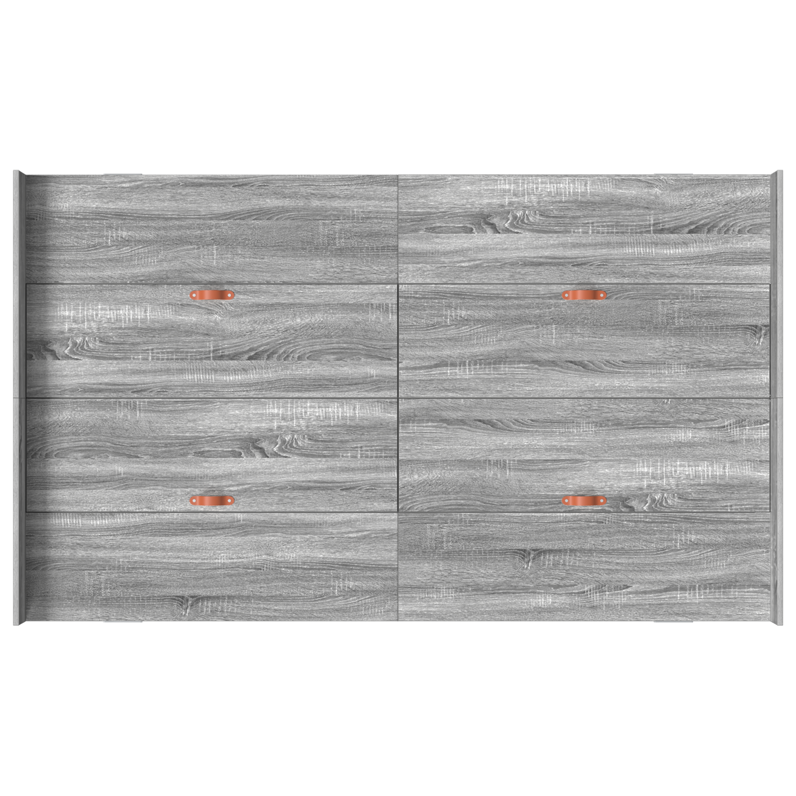 Seng med lagring Grå Sonoma 120 x 190 cm Konstruert tre