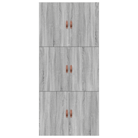 Seng med lagring Grå Sonoma 80 x 200 cm Konstruert tre