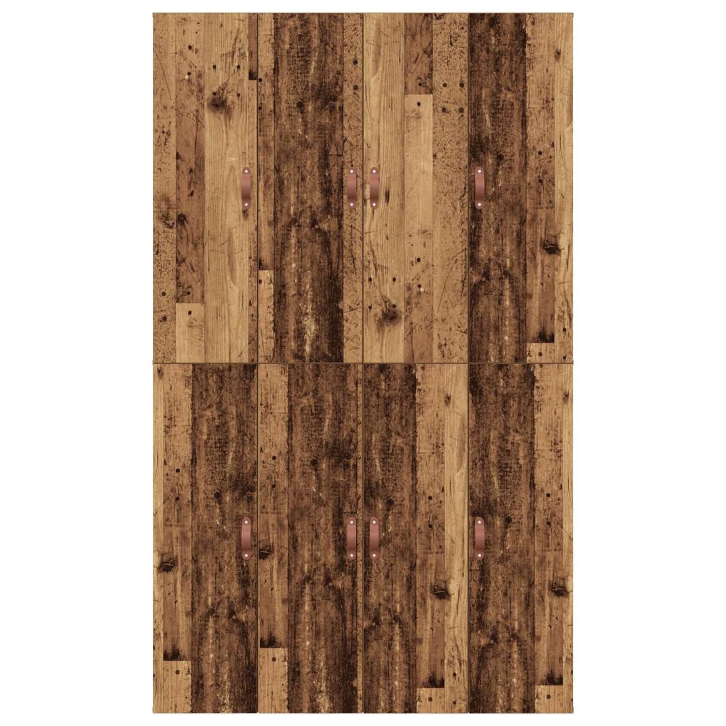 Seng med lagring Gamle tre 120 x 200 cm Konstruert tre