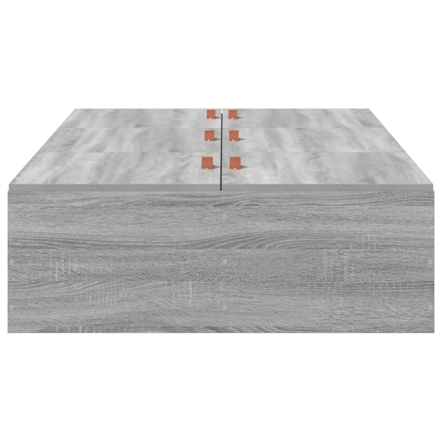 Seng med lagring Grå Sonoma 70 x 190 cm Konstruert tre