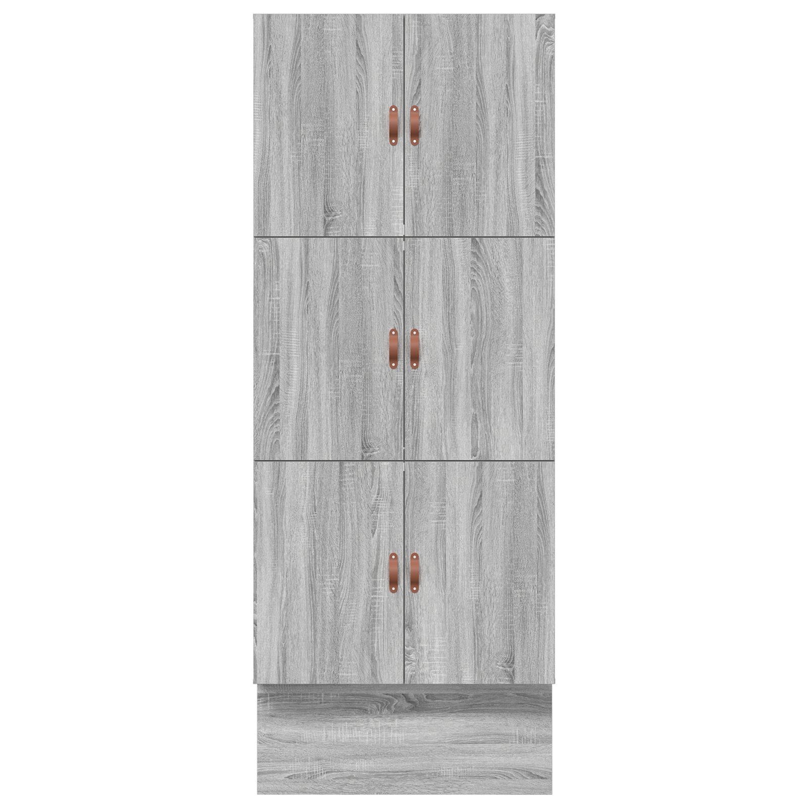 Seng med lagring med skuff Grå Sonoma 80 cm Konstruert tre