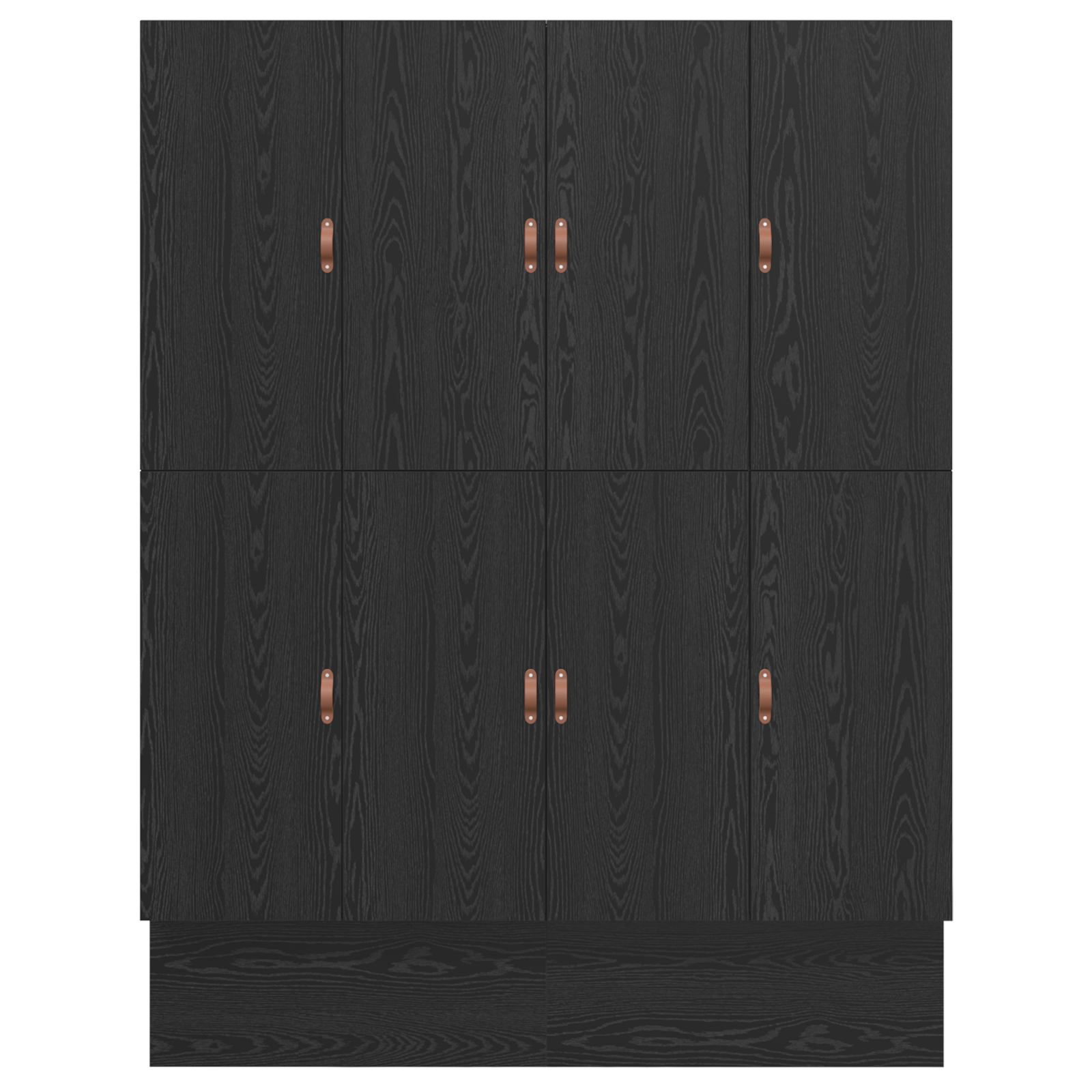 Seng med lagring med skuff Svart Eik 200 cm Konstruert tre