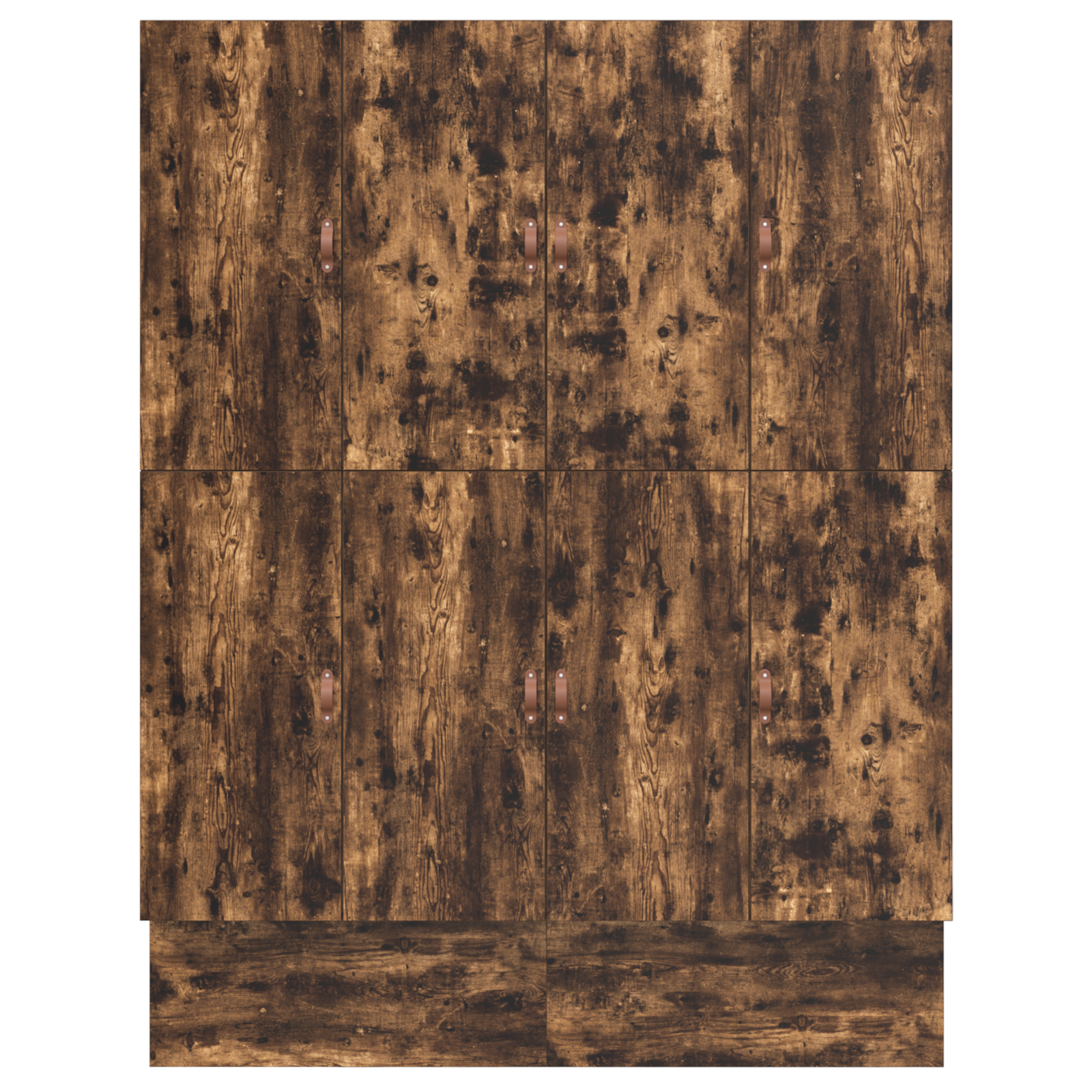 Seng med lagring med skuff Røkt eik 200 cm Konstruert tre