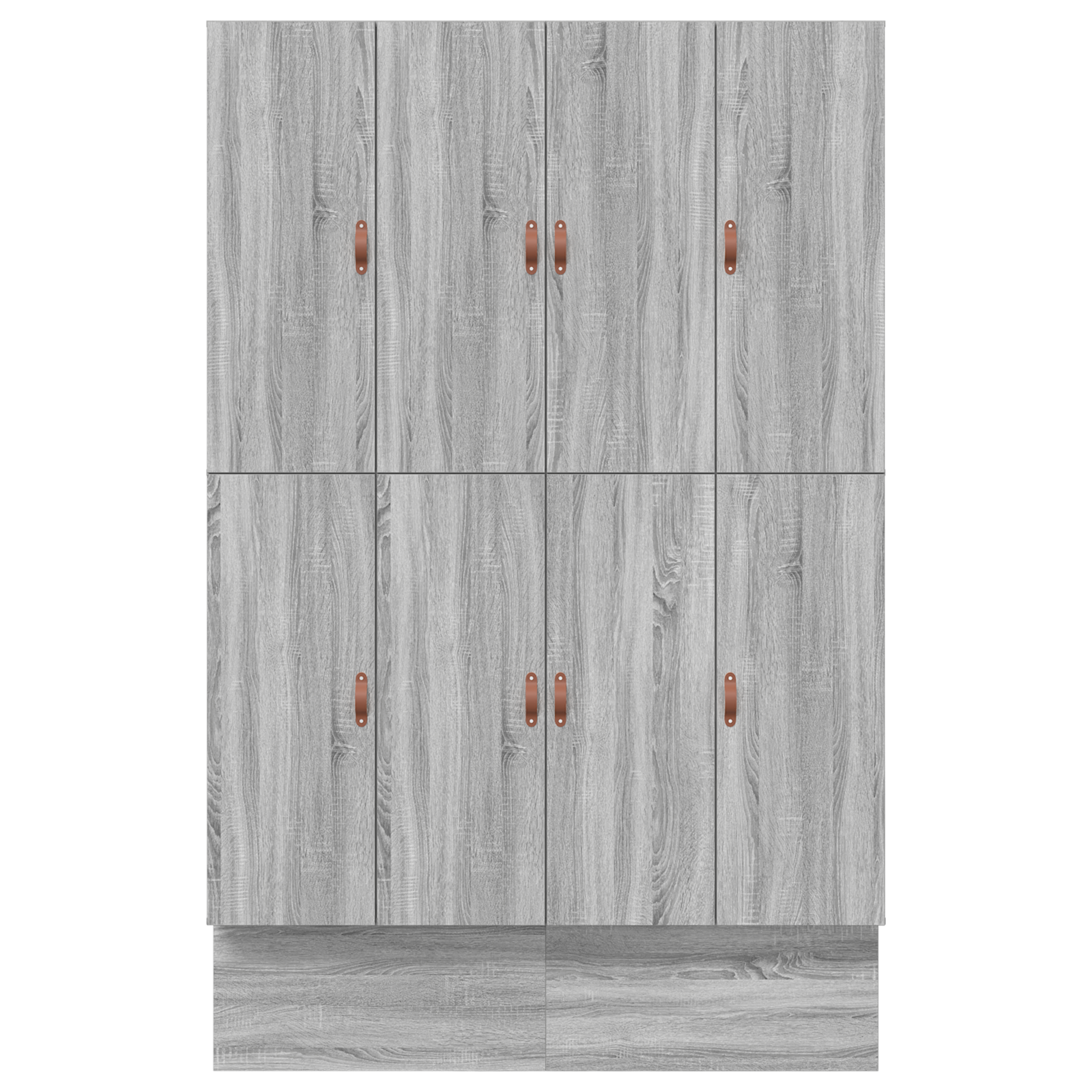 Seng med lagring med skuff Grå Sonoma 160 cm Konstruert tre