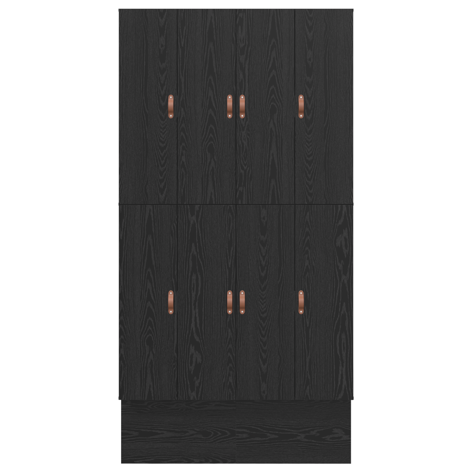 Seng med lagring med skuff Svart Eik 120 cm Konstruert tre