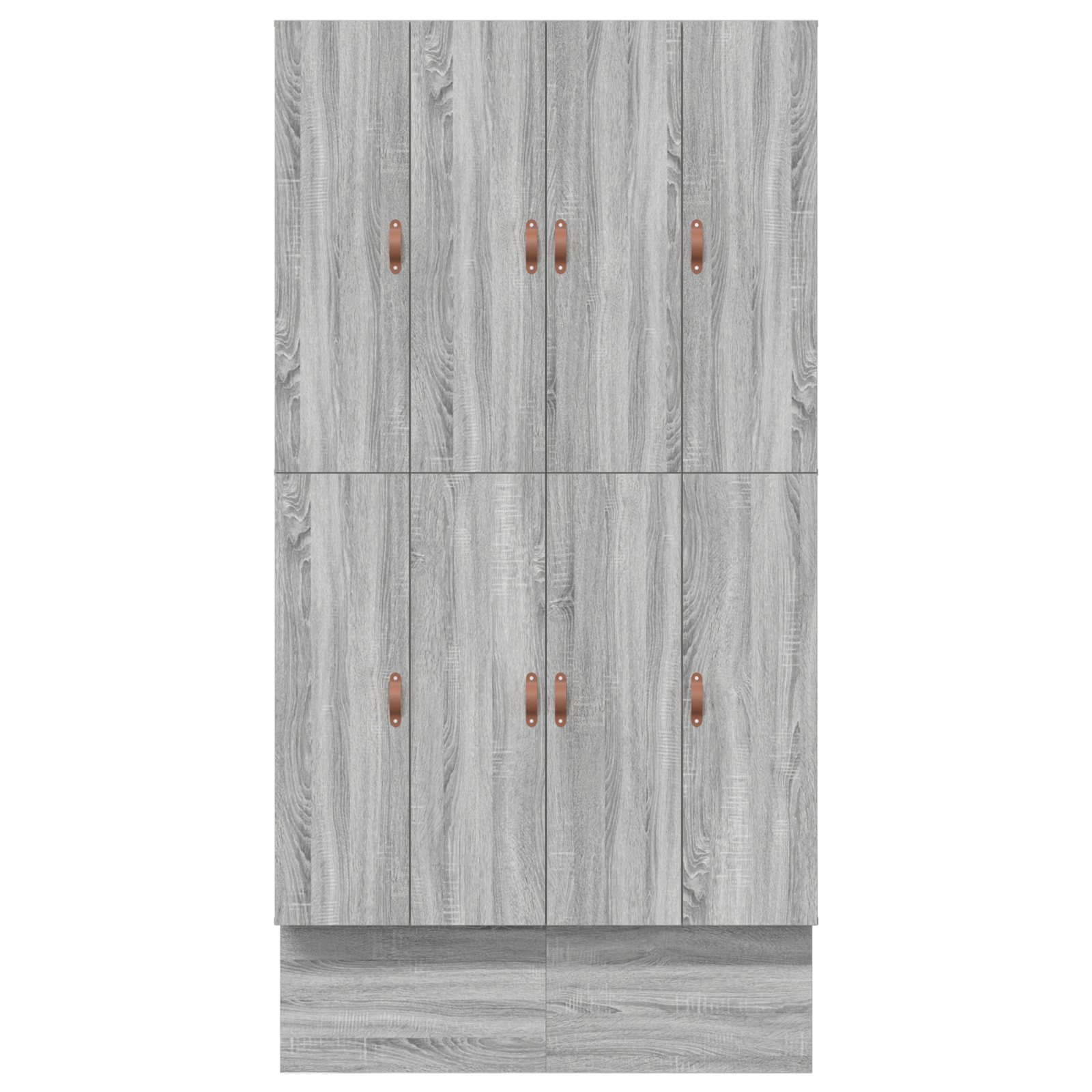 Seng med lagring med skuff Grå Sonoma 120 cm Konstruert tre