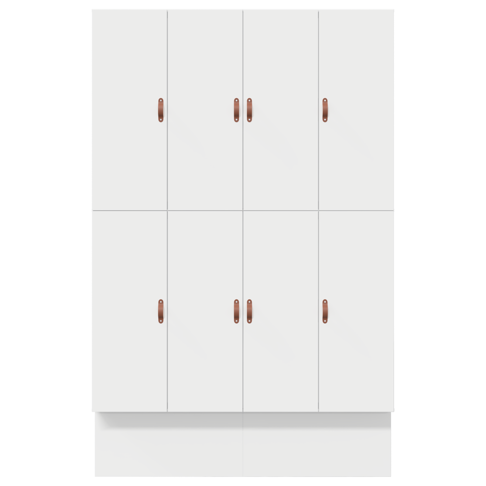 Seng med lagring med skuff Hvit 135 cm Konstruert tre