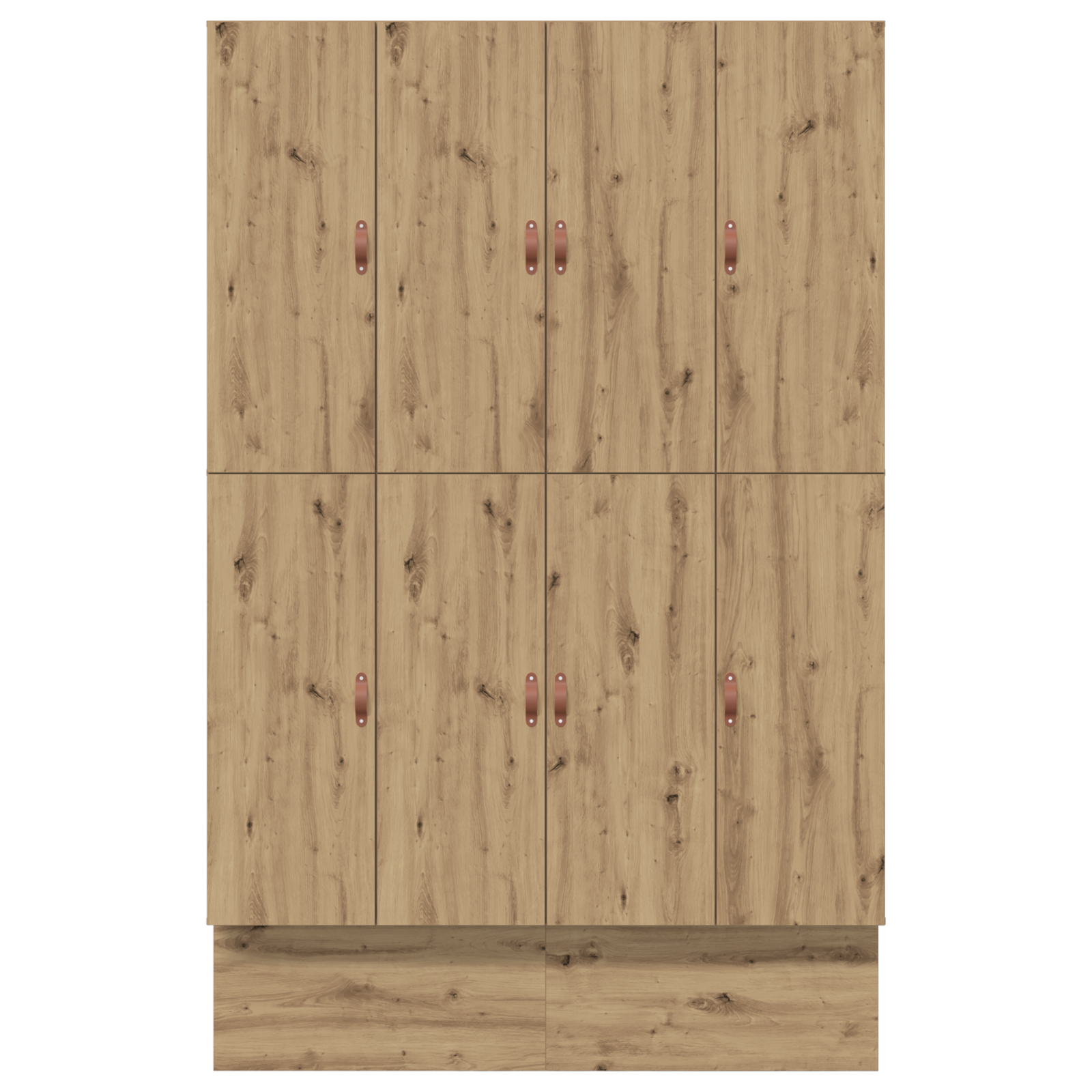 Seng med lagring med skuff Artisan Eik 135 cm Konstruert tre