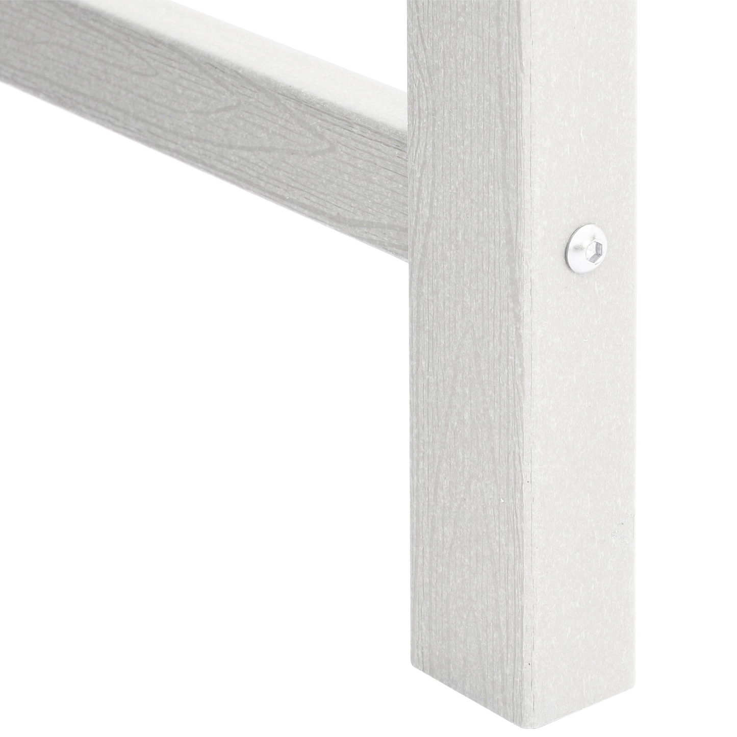 Hage Stol 4 pcs Hvit 65,5 x 59 x 88 cm Polyethylen