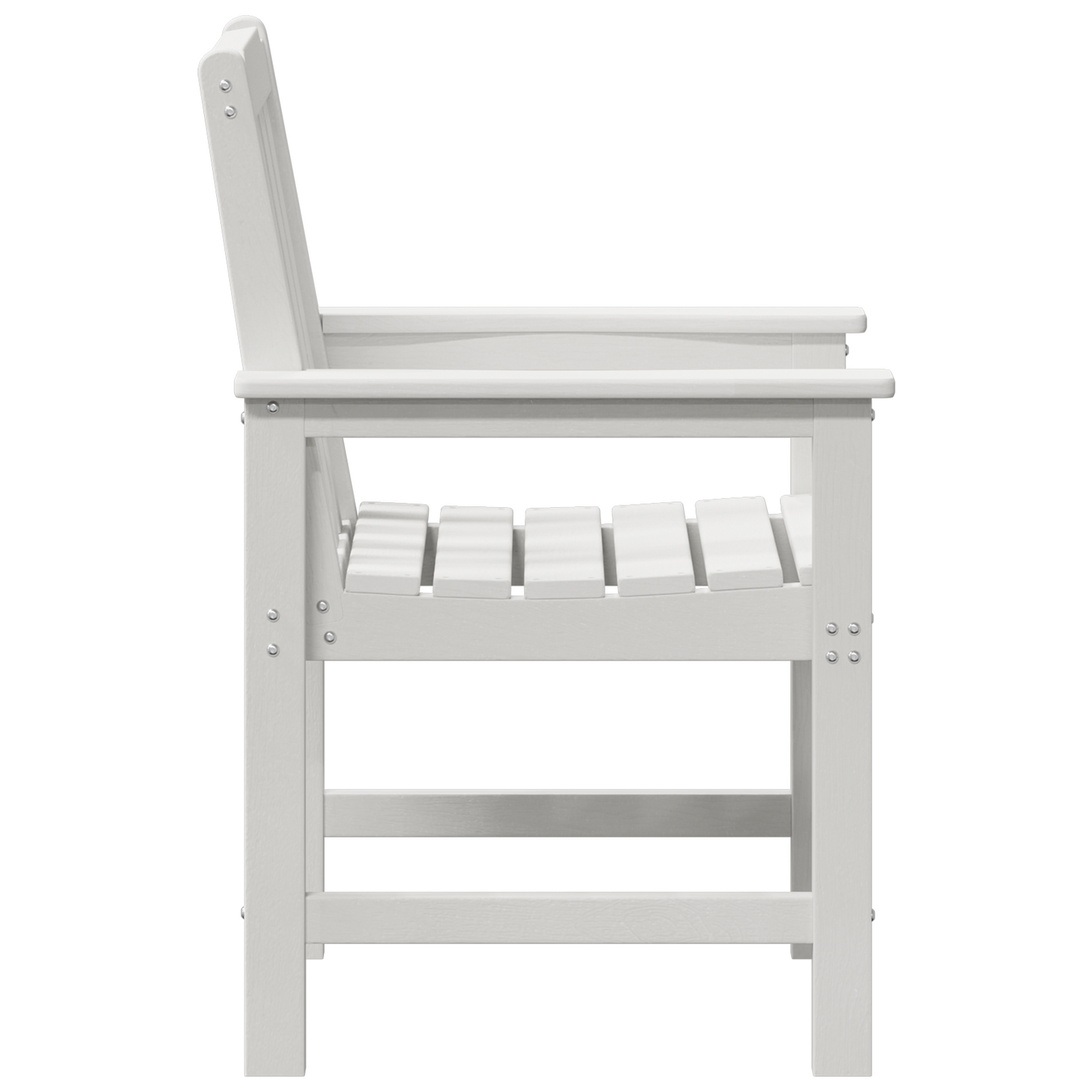 Hage Stol 4 pcs Hvit 65,5 x 59 x 88 cm Polyethylen