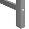 Hage spisestol med pute 4 pcs Lysegrå 65.5 x 55.5 x 88cm Plast