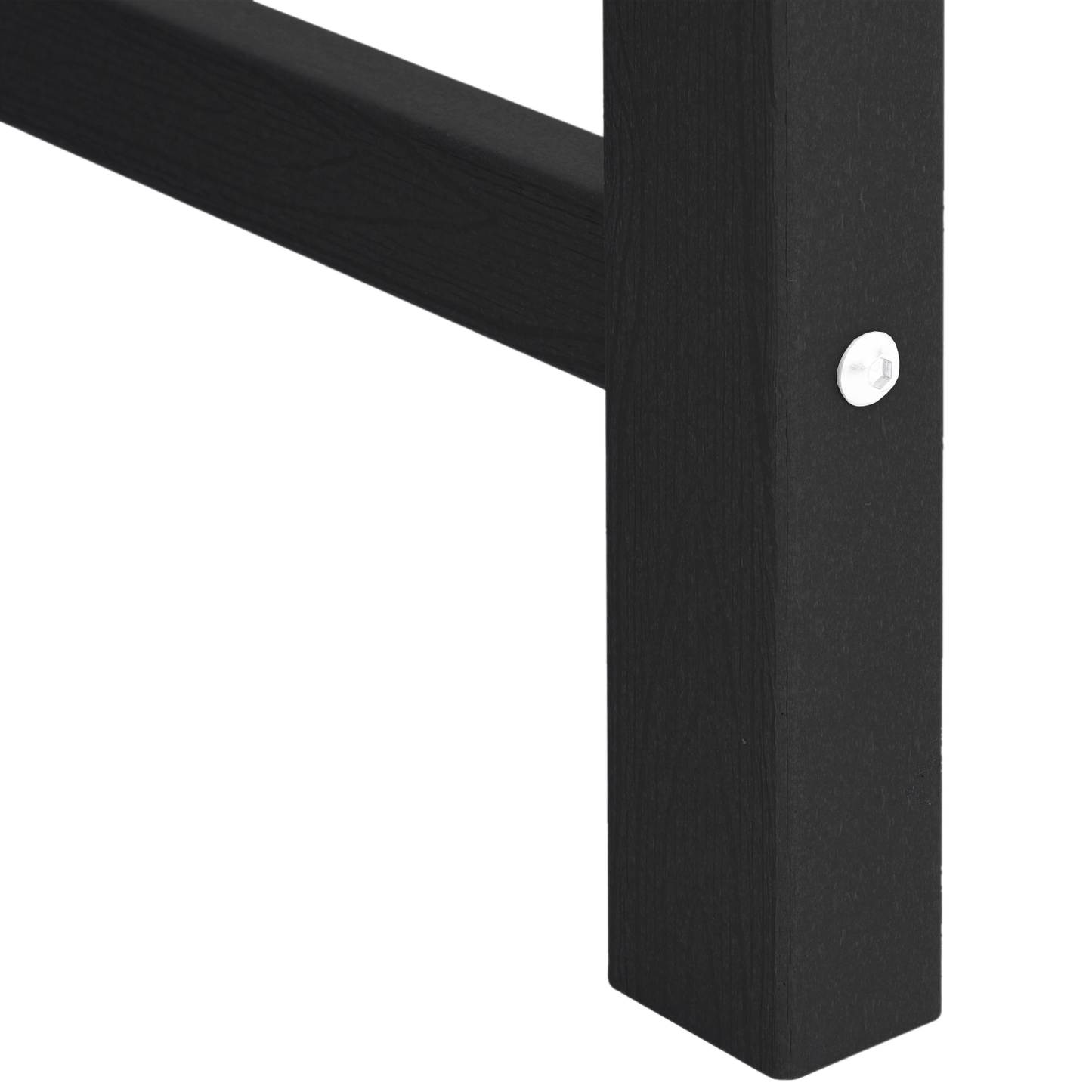 Hage Stol 6 pcs Svart 65,5 x 59 x 88 cm Polyethylen