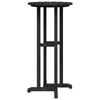 Hage bar sett 3 pcs Svart HDPE