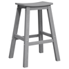 Hage bar sett 3 pcs Lysegrå HDPE