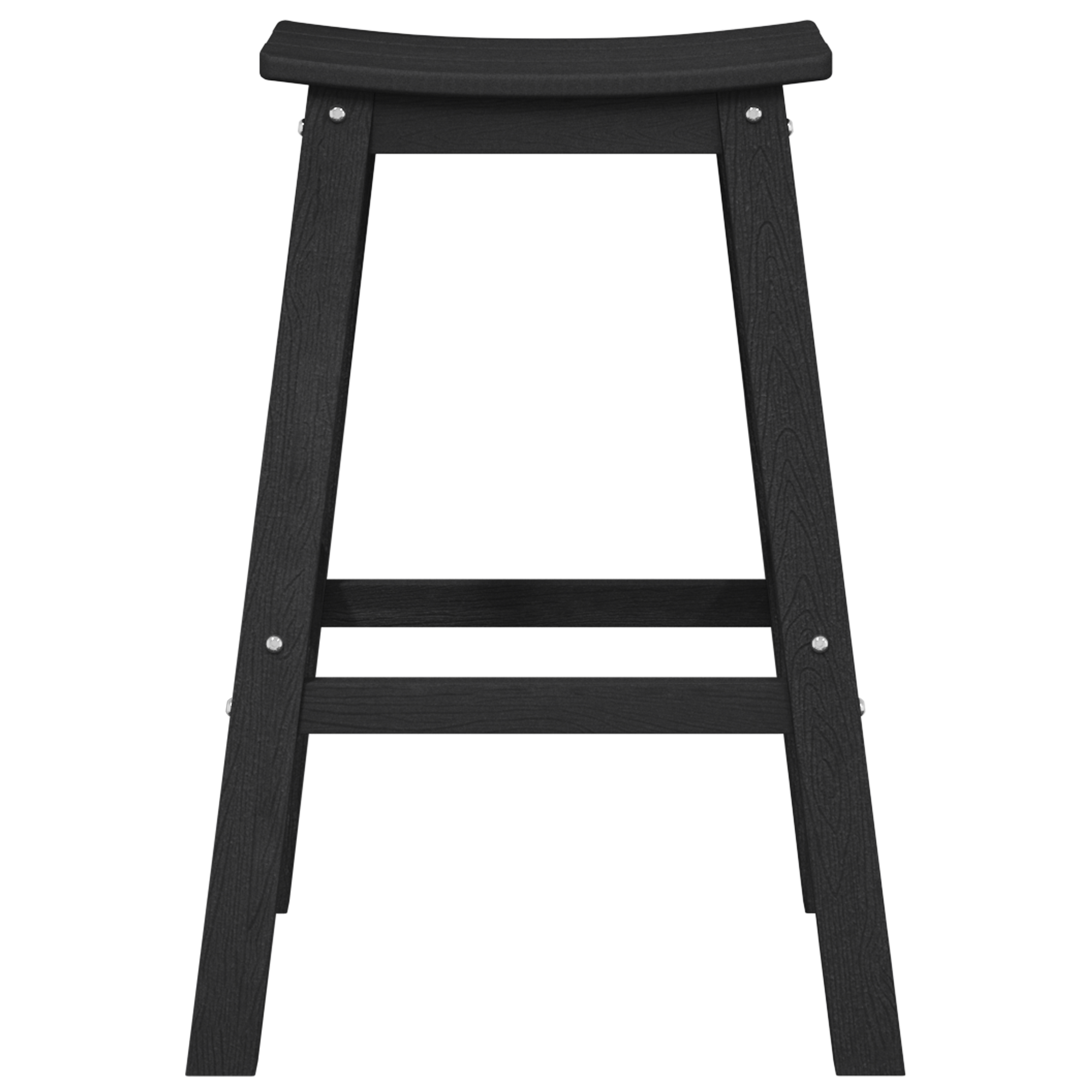 Hage bar sett 4 pcs Svart HDPE