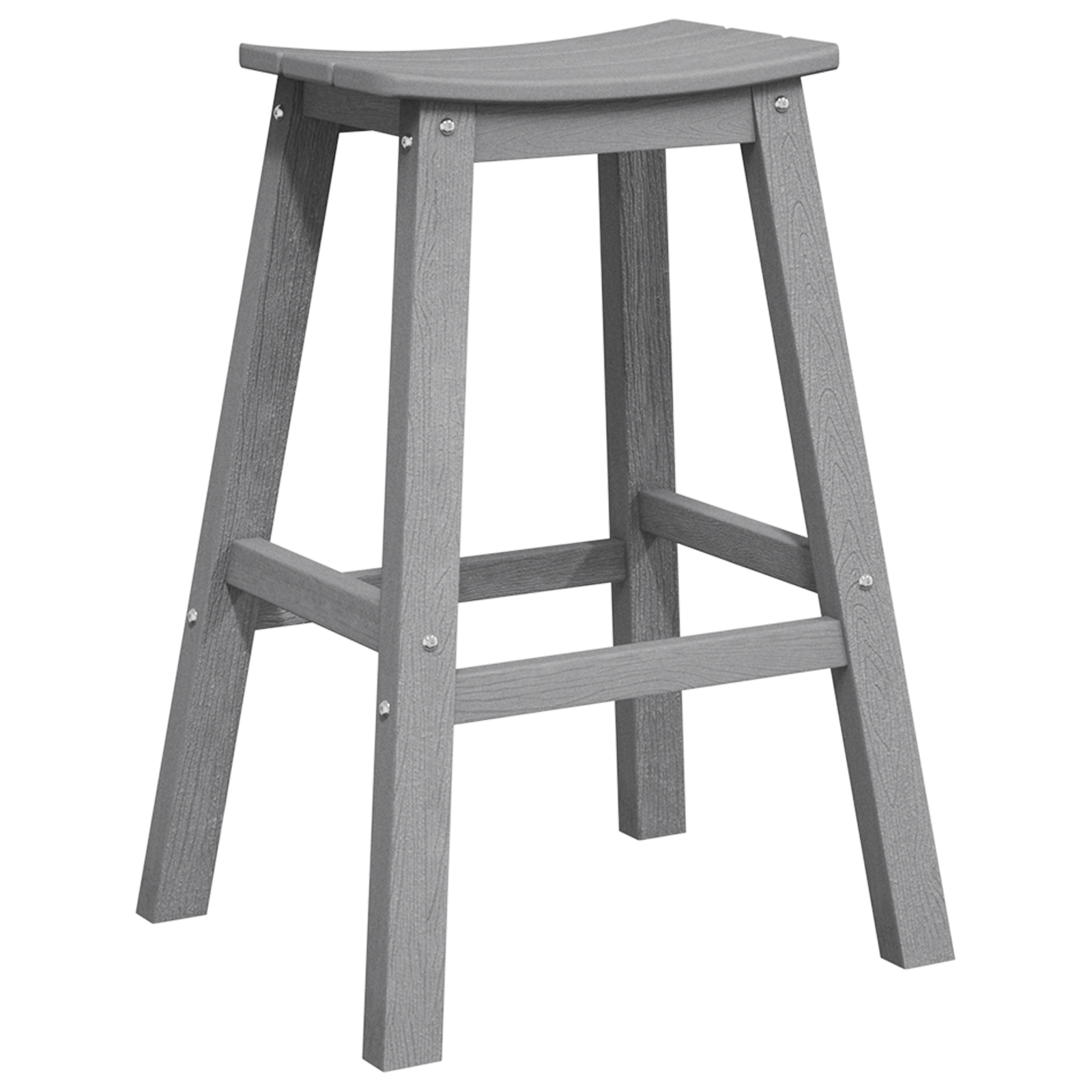 Hage bar sett 6 pcs Lysegrå HDPE