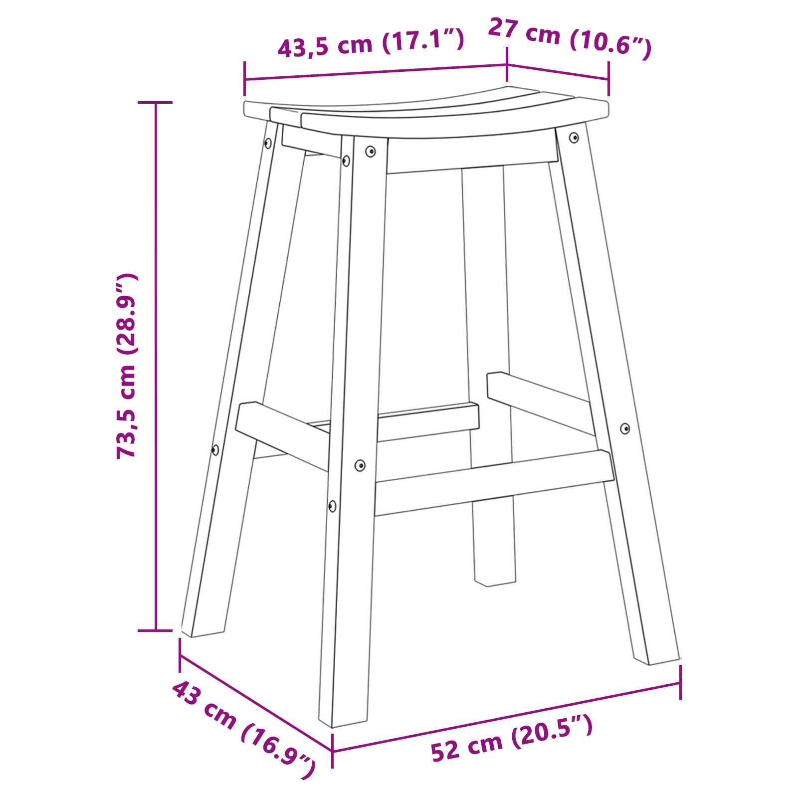 Hage bar sett 6 pcs Lysegrå HDPE