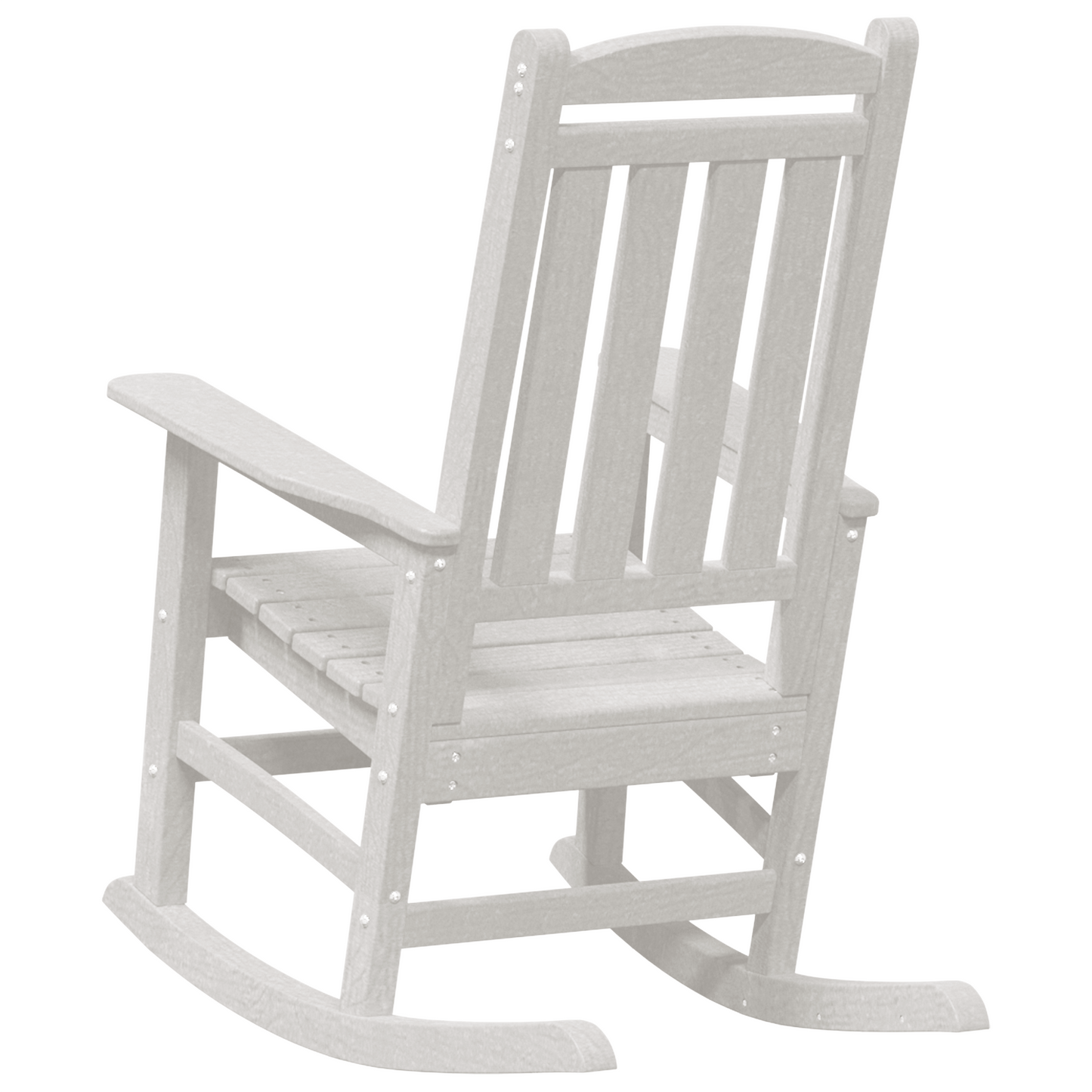 Gyngestol 2 pcs Hvit 92 x 70 x 108 cm Polyethylen