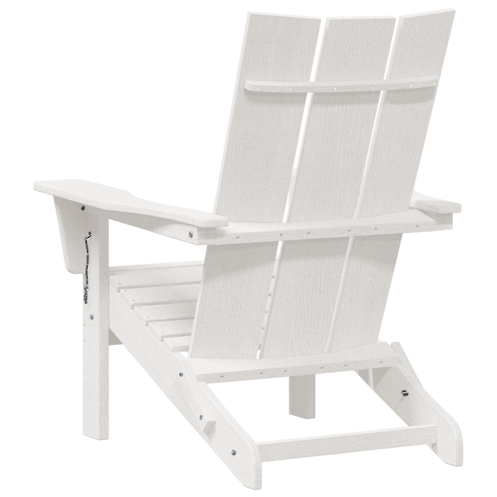 Hage lounge møbler 2 pcs Hvit 74.5 x 80.5 x 90cm Plast