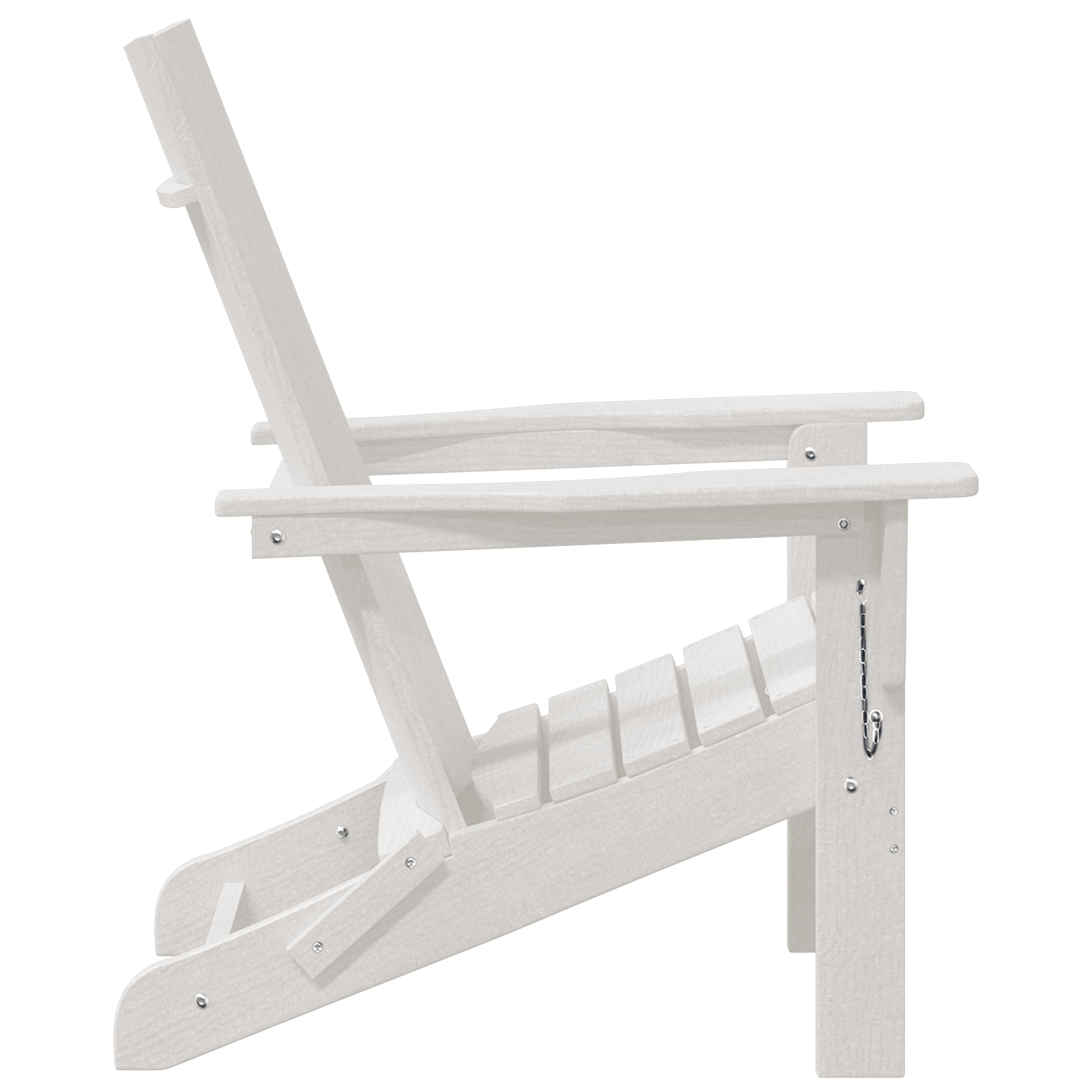 Hage lounge møbler 2 pcs Hvit 74.5 x 80.5 x 90cm Plast