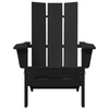 Hage lounge møbler 2 pcs Svart 74.5 x 80.5 x 90cm Plast