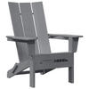 Hage lounge møbler 2 pcs Lysegrå 74.5 x 80.5 x 90cm Plast