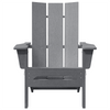 Hage lounge møbler 2 pcs Lysegrå 74.5 x 80.5 x 90cm Plast