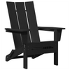 Hage lounge møbler 3 pcs Svart 38 x 38 x 46cm Plast